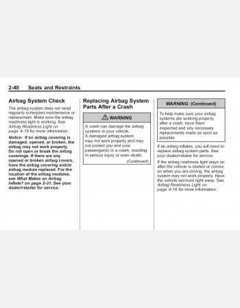 chevrolet equinox 2010 owners manual